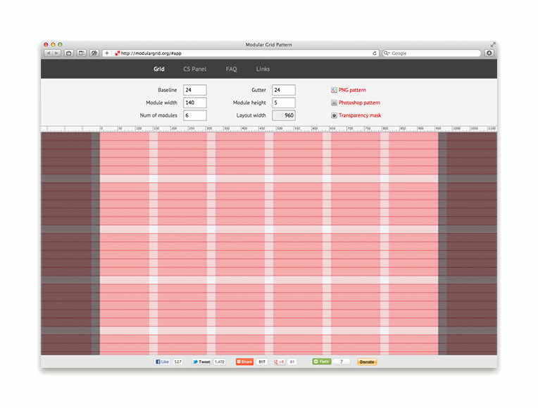 Modular Grid Pattern App