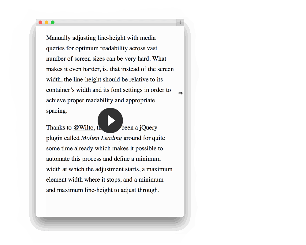 Responsive Line Height