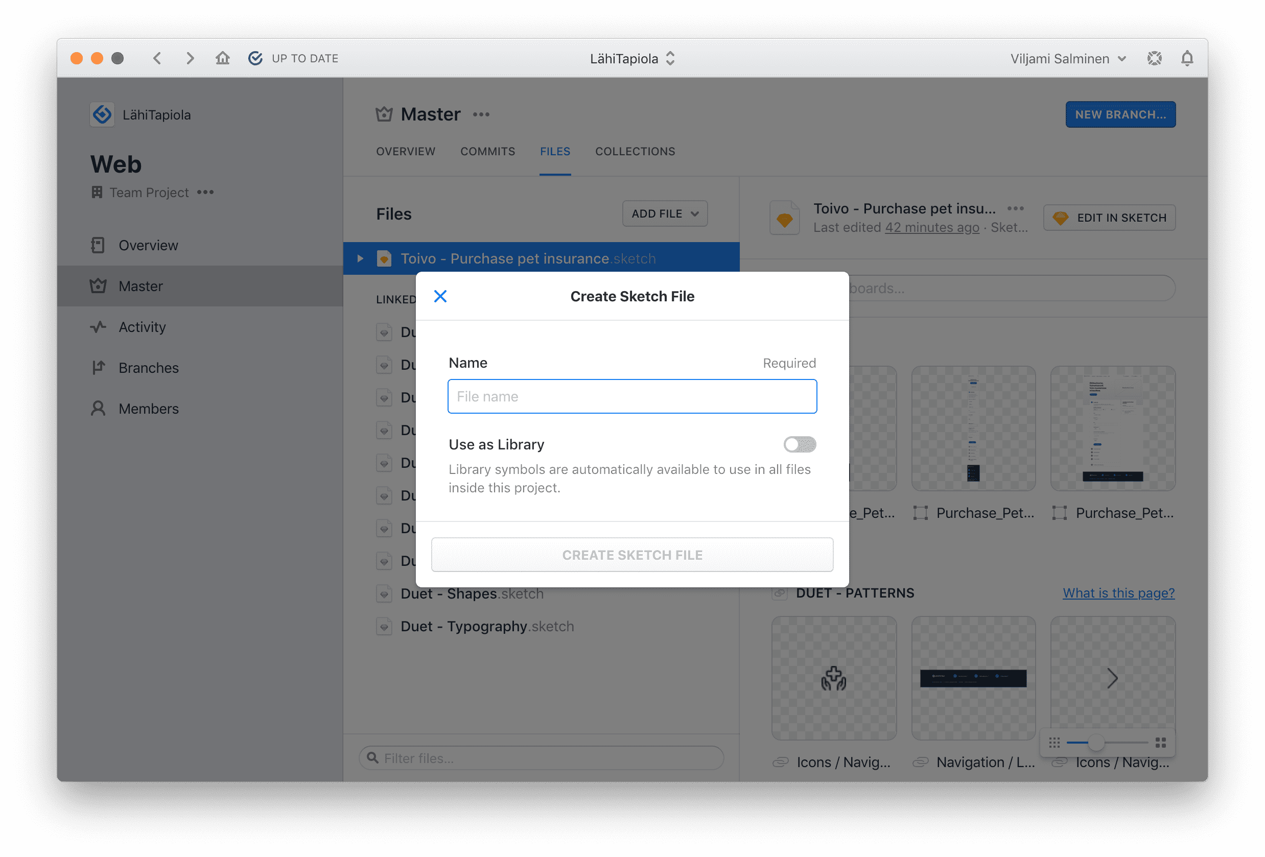 Create new file in Abstract