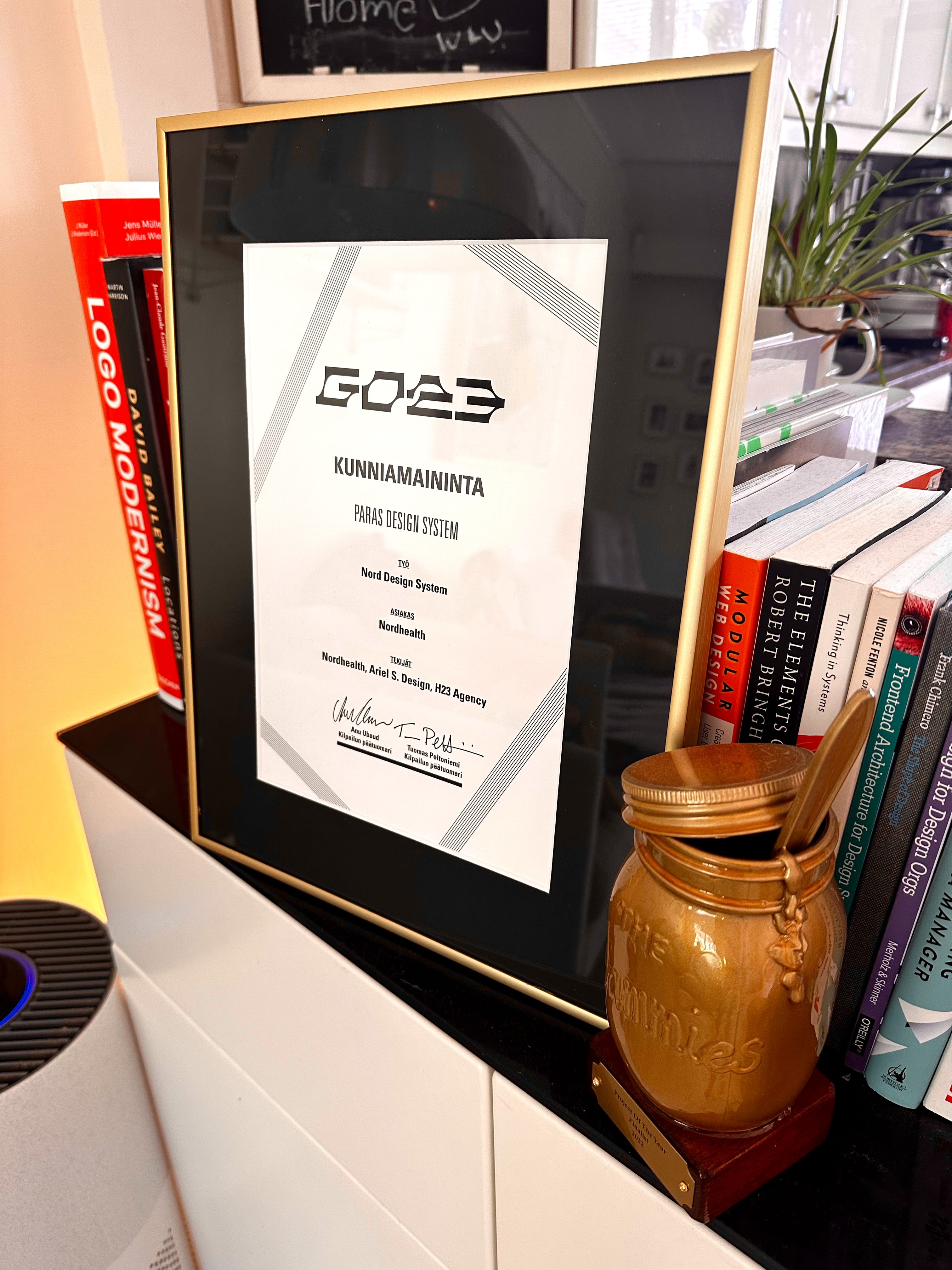 Best Design System award